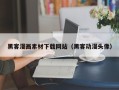 潮州黑客漫画素材下载网站（黑客动漫头像）